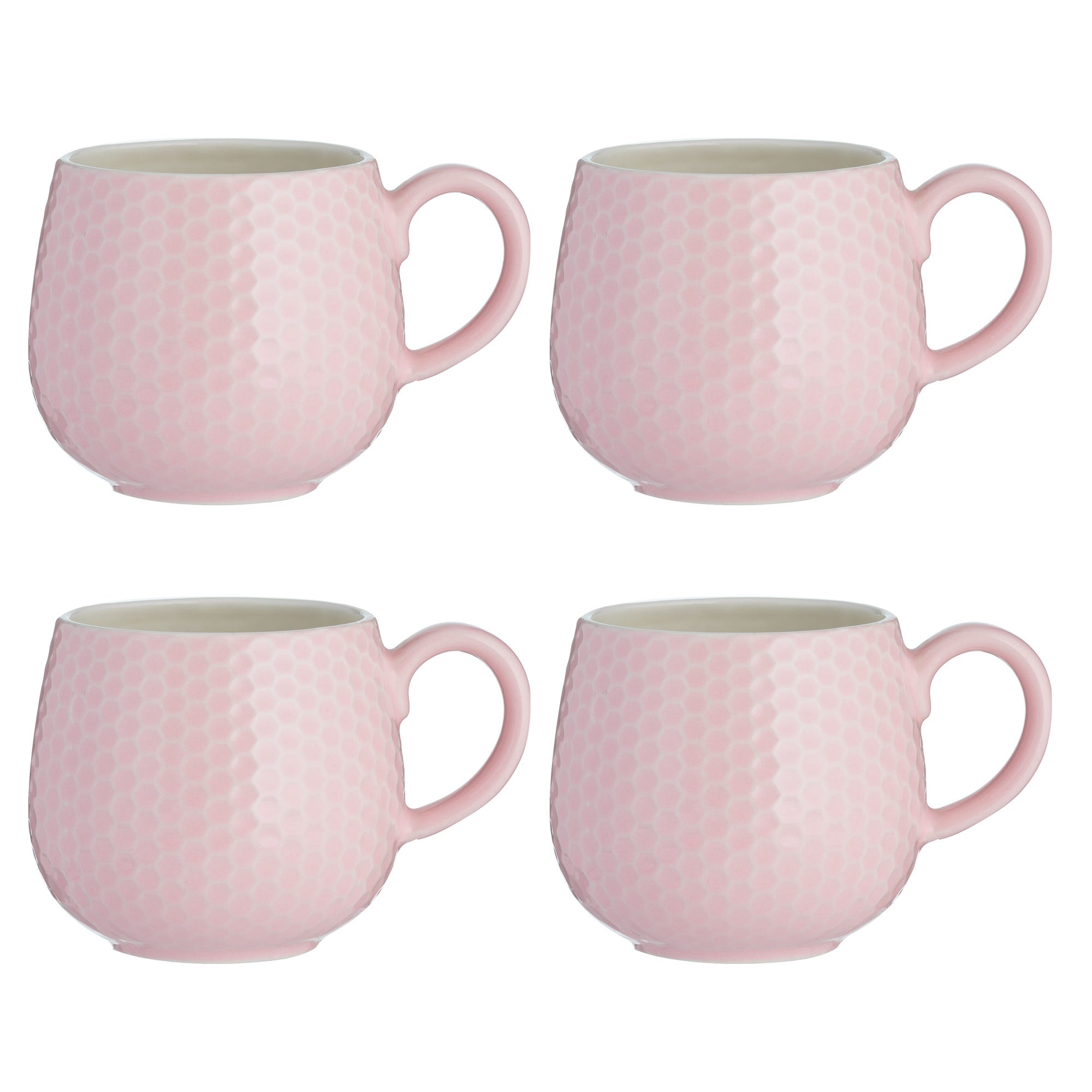 Mason Cash Linear White Stoneware Coffee Hot Latte Cappuccino Drinking Cup Mug 