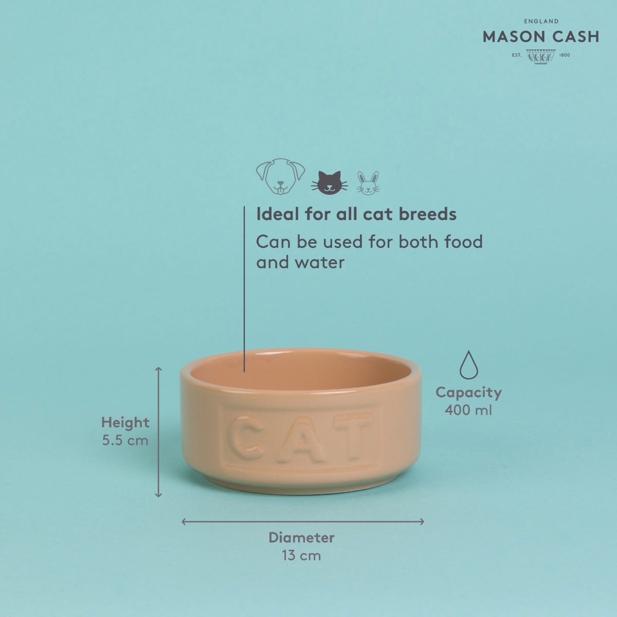 Mason cash outlet cat bowl